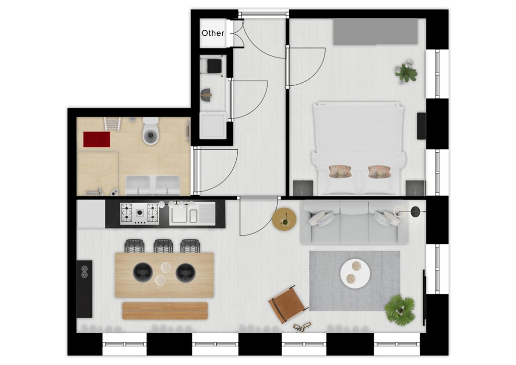 mediumsize floorplan